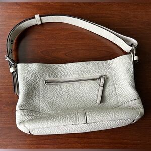 Coach white shoulder bag